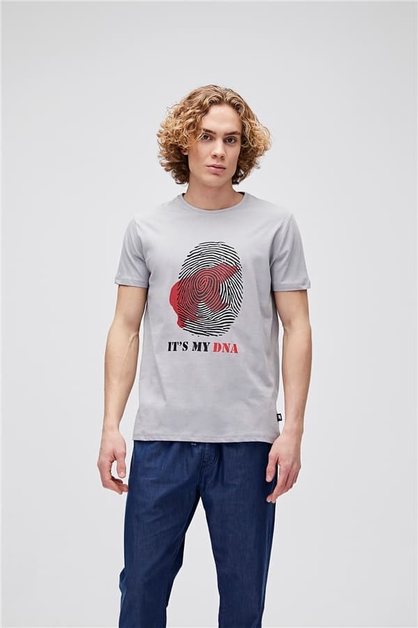 Men's Printed Smoky T-shirt